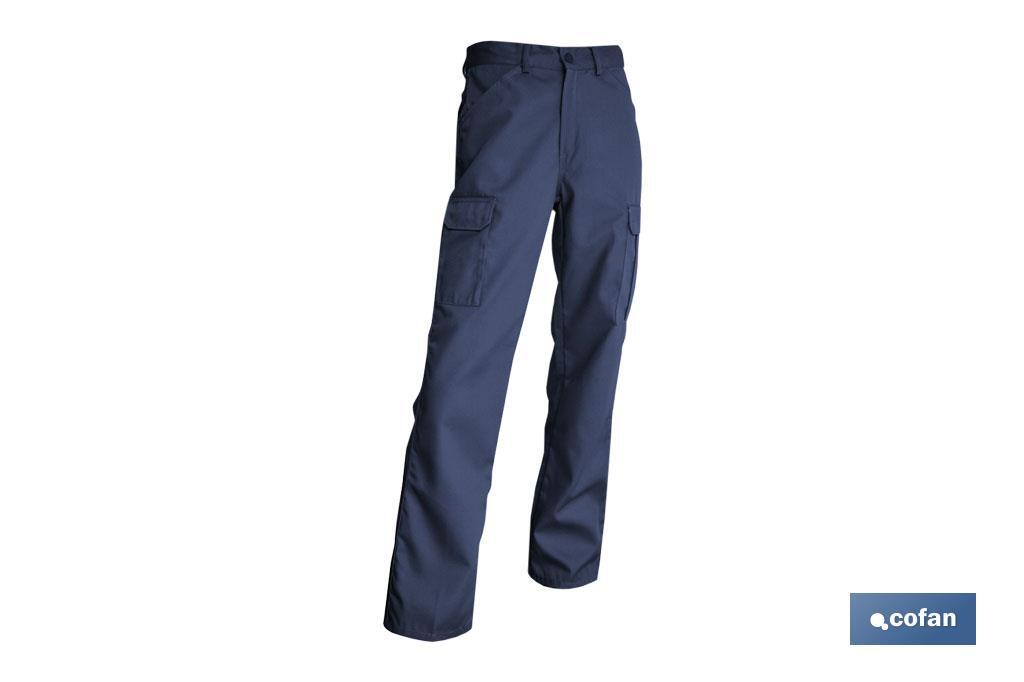 PANTALON TRABAJO SERVET 245 gms/m AZUL MARINO T-52