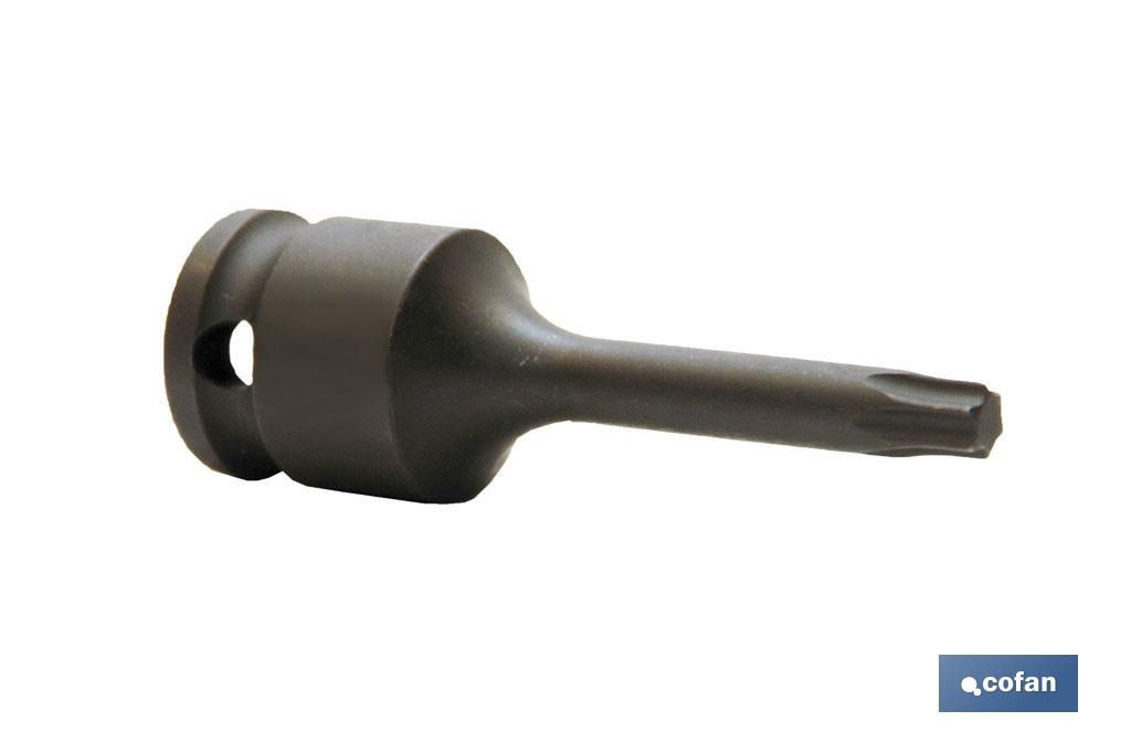 VASO IMPACTO 1/2 TORX MACHO T-40