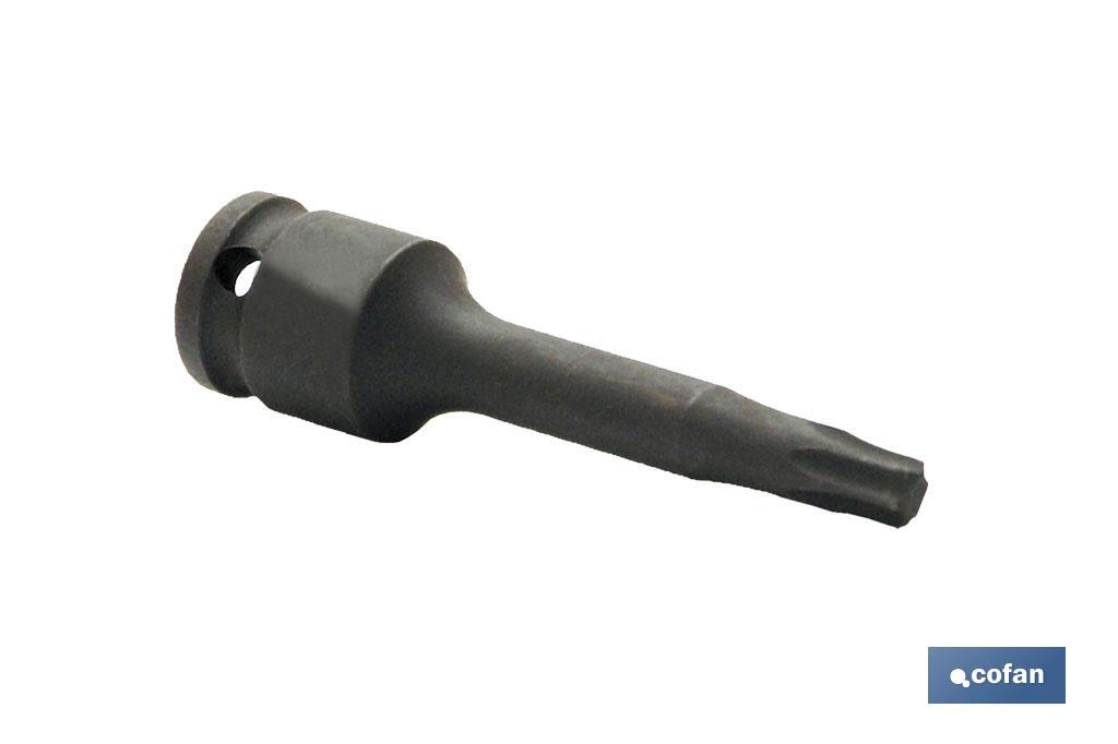 VASO IMPACTO 1/4 TORX MACHO T-15