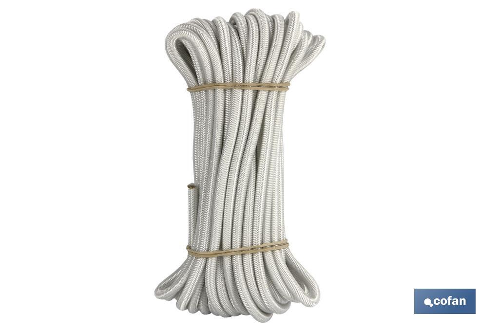 MADEJA CUERDA ELÁSTICA 8MM 10M BLANCO