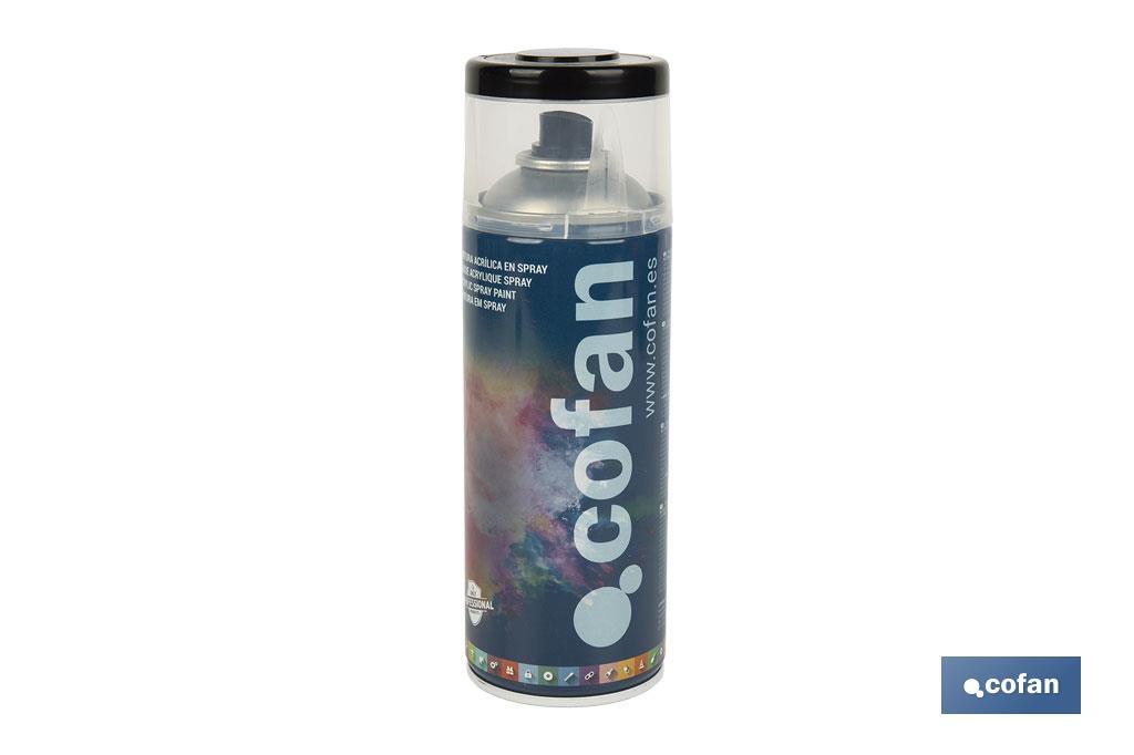 PINTURA ACRIL. 400ML 9005-NEGRO MATE