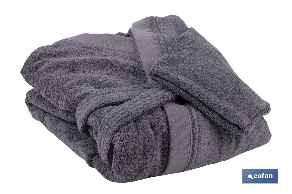 ALBORNOZ GRIS ANTRACITA GR.500/M2 MODELO PIEDRA TALLA XL