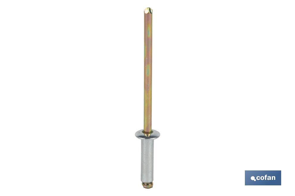 REMACHE ACERO  6 X 30 MM (PACK: 250 UDS)
