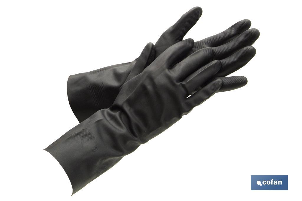 GUANTE NEGRO NEOPRENO 100% T 8 VENTA UNITARIA (PACK: 1 UDS)