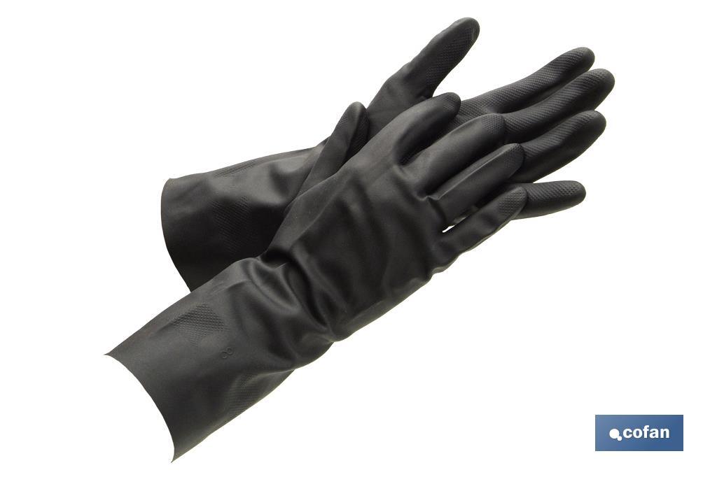 GUANTE NEGRO NEOPRENO 100% T 9 VENTA UNITARIA (PACK: 1 UDS)