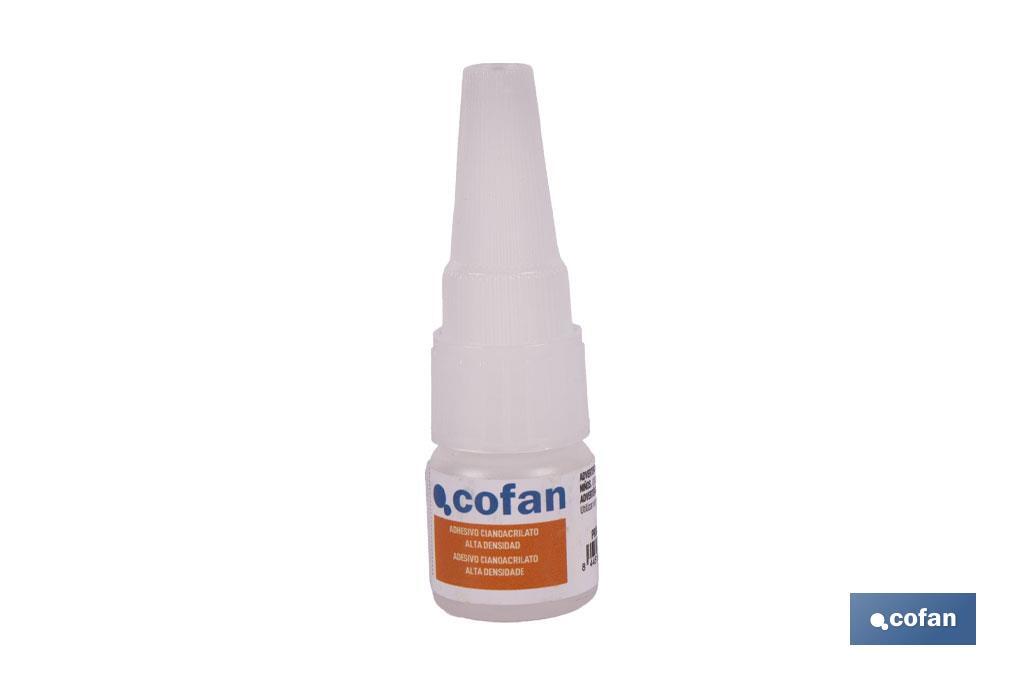 ADHESIVO CIANOACRILATO. ALTA DENSIDAD 3 G (PACK: 1 UDS)