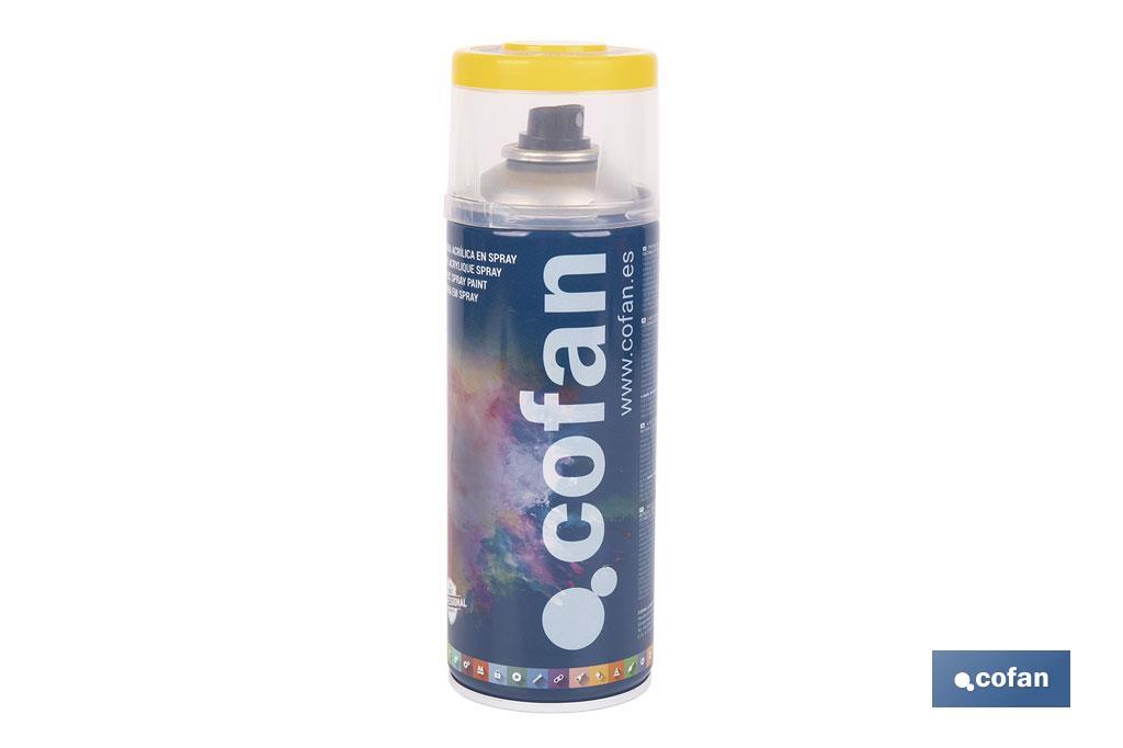 PINTURA ACRIL. 400ML 1023-AMARILLO TRAFICO (PACK: 1 UDS)