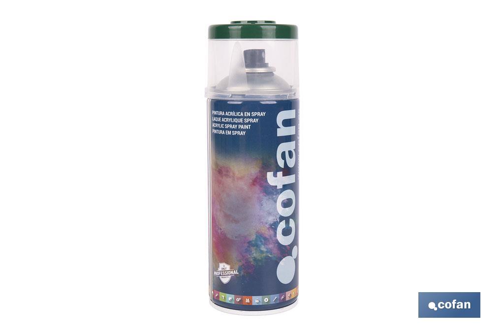 PINTURA ACRIL. 400ML 6005-VERDE MUSGO (PACK: 1 UDS)