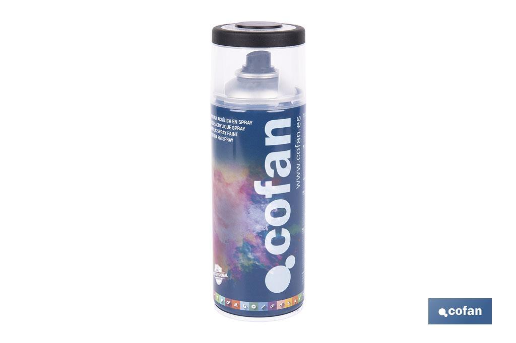 PINTURA ACRIL. 400ML - 9005 NEGRO SATINADO (PACK: 1 UDS)