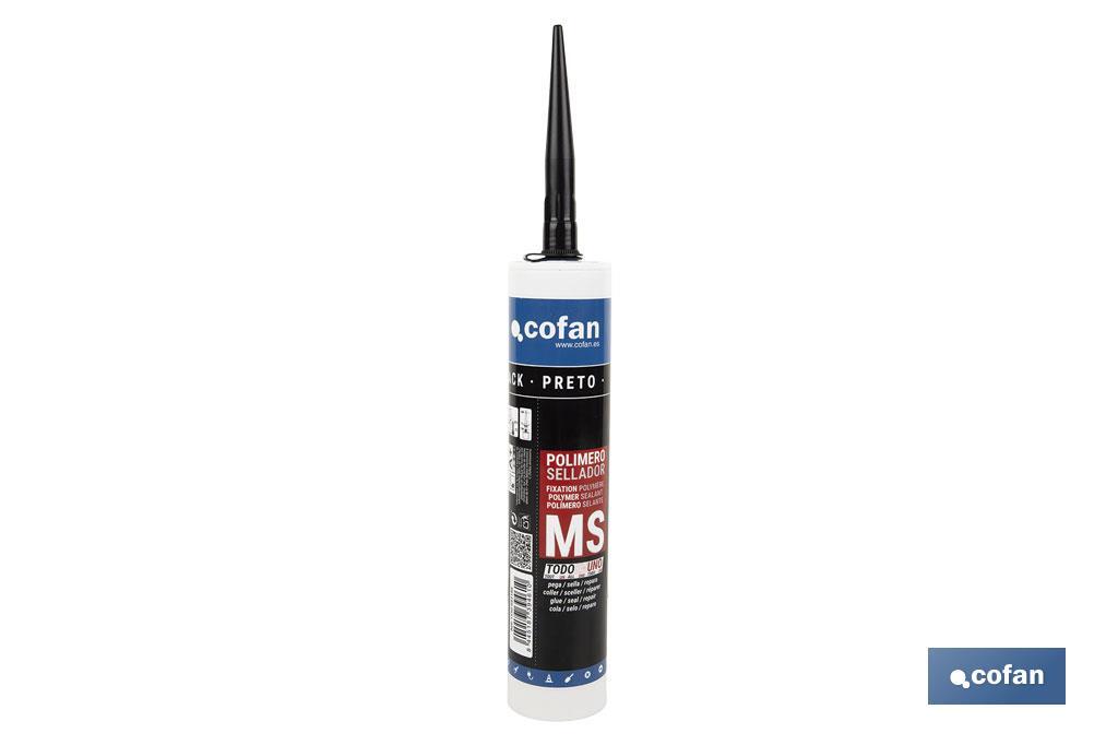 POLÍMERO SELLADOR MS 290 ML NEGRO (PACK: 1 UDS)