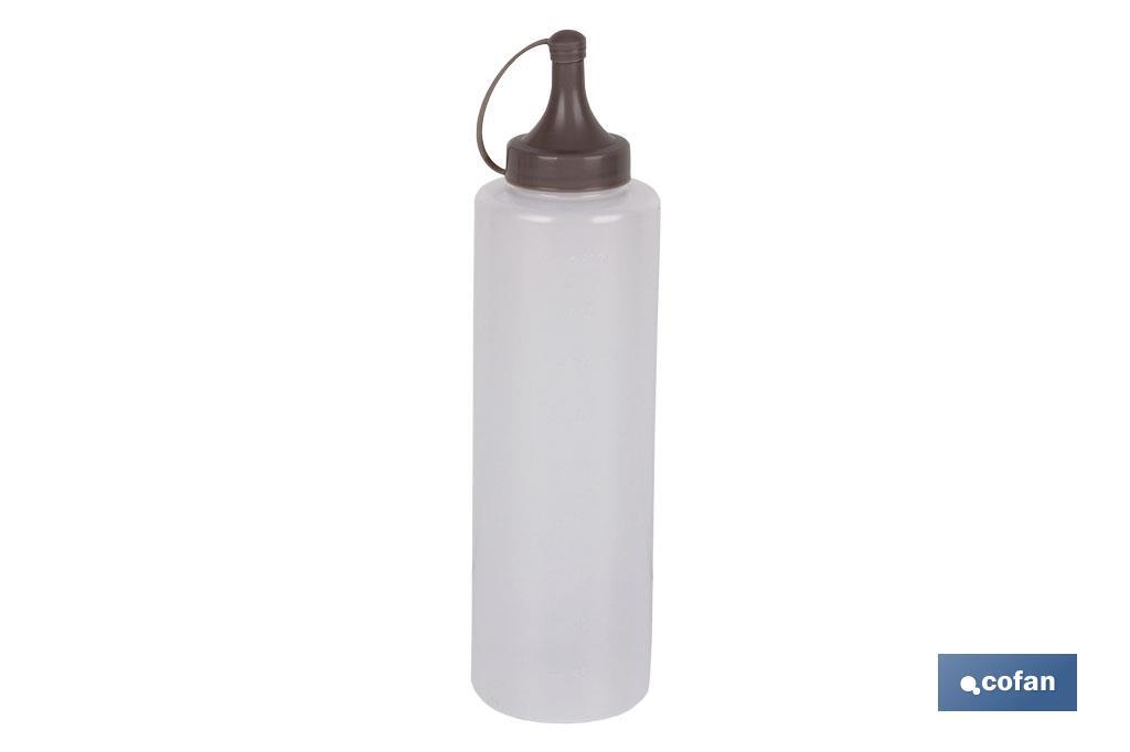 BOTELLA ACEITERA MODELO ALBAHACA 500ML COLOR PIEDRA 6X23cm (PACK: 12 UDS)