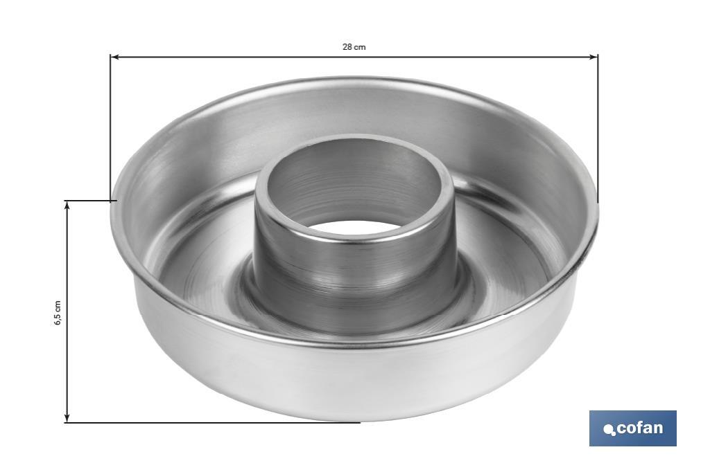 MOLDE ROSCO  ALUMINIO 28cm venta unitaria (PACK: 1 UDS)