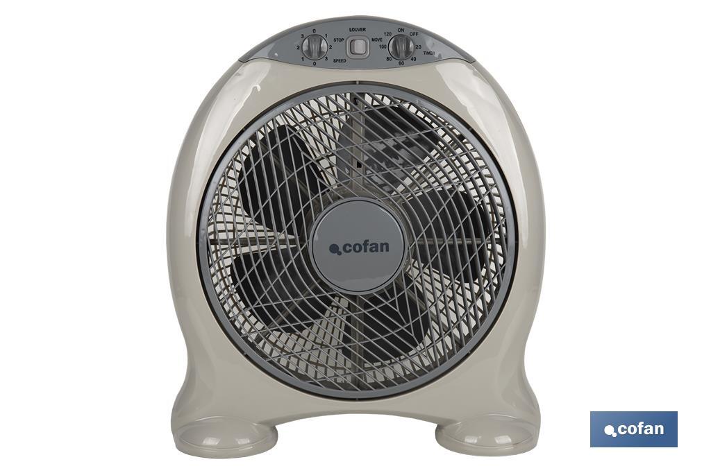 VENTILADOR CON TEMPORIZADOR 50 W BEIGE CLARO (PACK: 1 UDS)