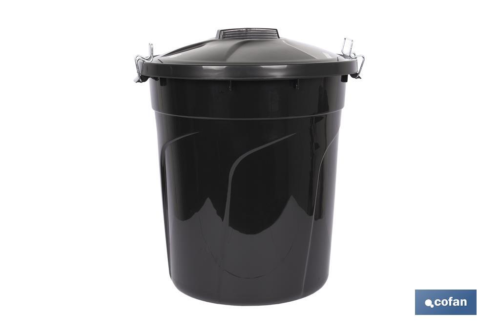 CUBO BASURA ASAS METÁLICAS 50 L (PACK: 1 UDS)