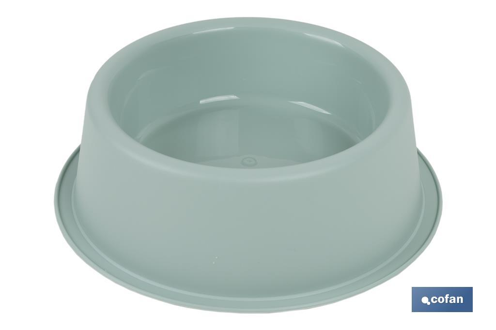 COMEDERO REDONDO VERDE AGUA 24.5X7.5 cm venta unitaria (PACK: 1 UDS)