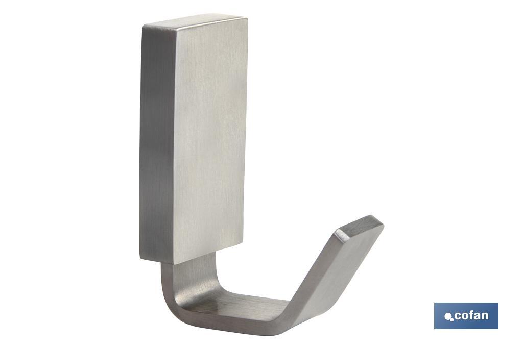 PERCHA GAMA MADEIRA INOX 304 SATIN (PACK: 1 UDS)