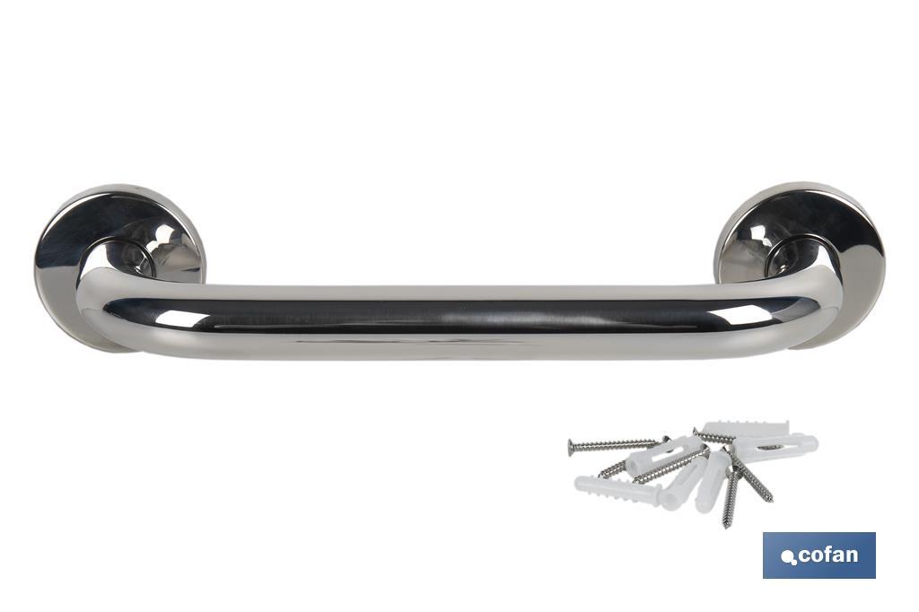 BARRA DE APOYO RECTA DE ACERO INOXIDABLE 304 (30 X 2.5 CM) (PACK: 1 UDS)