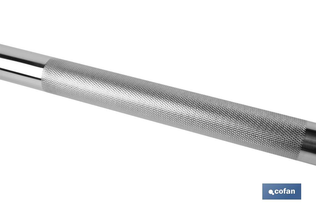 BARRA DE APOYO RECTA ANTIDESLIZANTE DE ACERO INOXIDABLE 304 (50 X 2.5 CM) (PACK: 1 UDS)