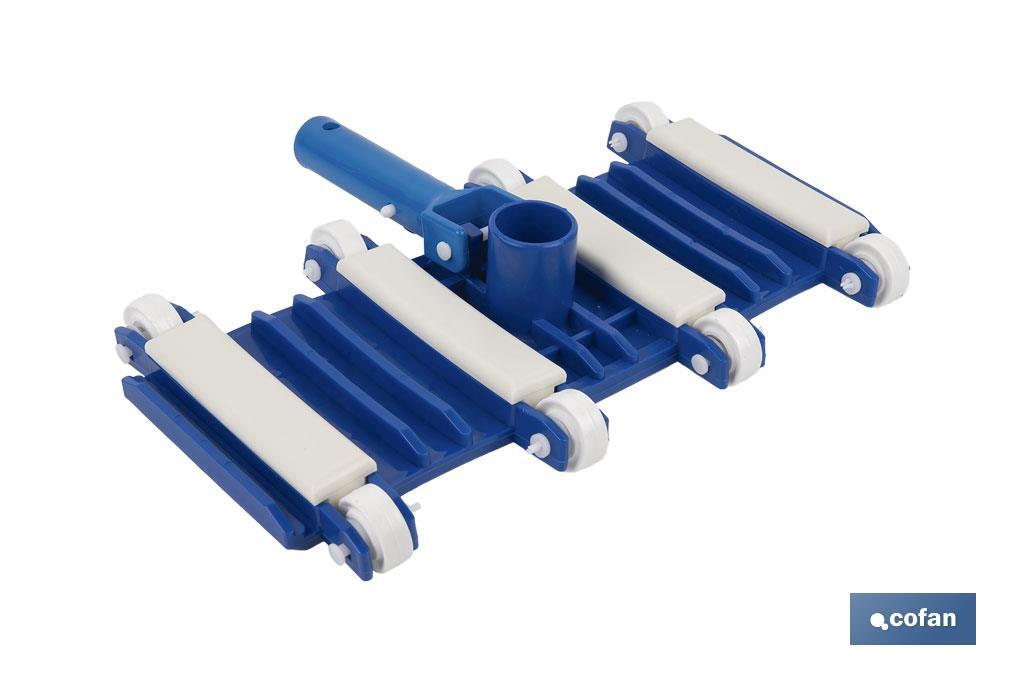 LIMPIAFONDOS/BARREDERA FLEXIBLE PISCINAS 330 X 180 MM (PACK: 1 UDS)