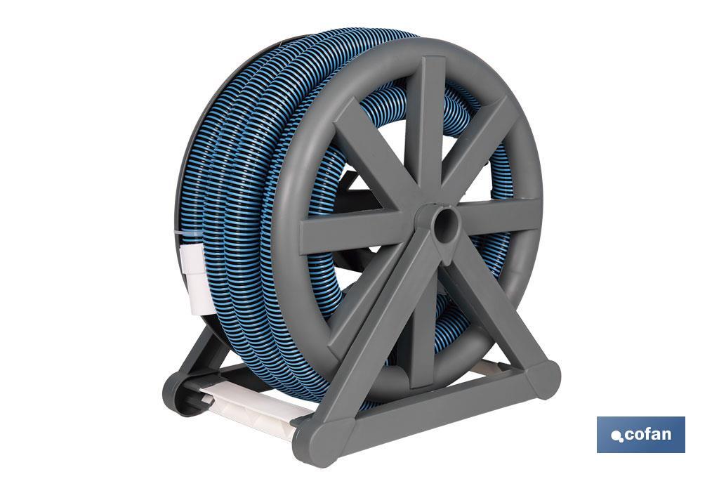 ENROLLADOR MANGUERA EVA 13 M X 38 MM PARA PISCINAS 480 X 320 X 520 MM (PACK: 1 UDS)