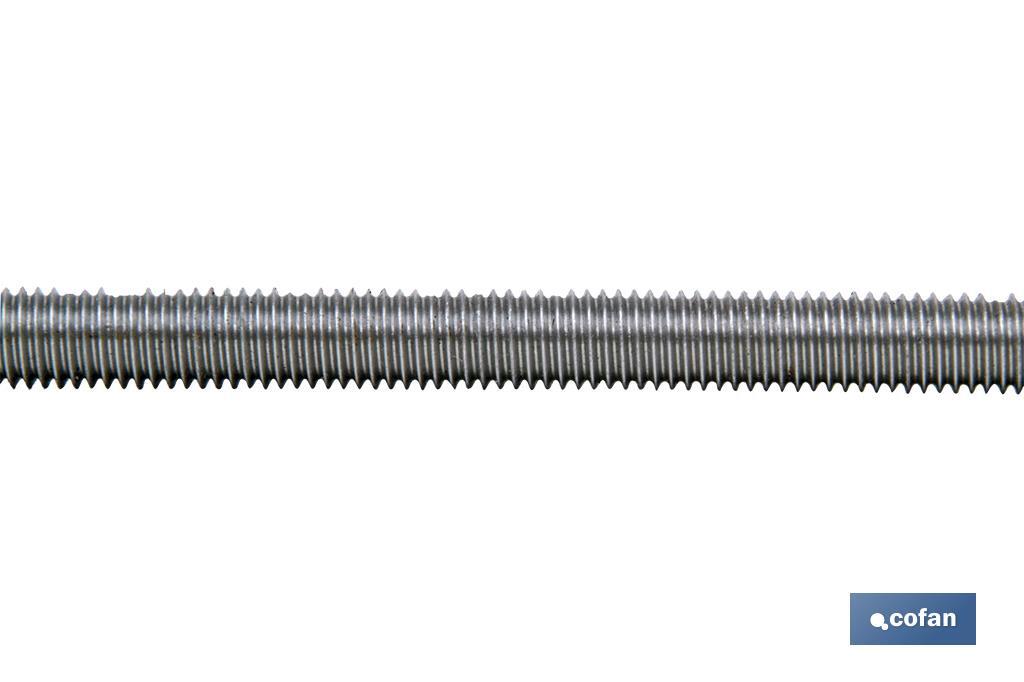 DIN-975 C-4.8 WHITWORTH  1 1/2  Z IZQUIERDAS (PACK: 1 UDS)