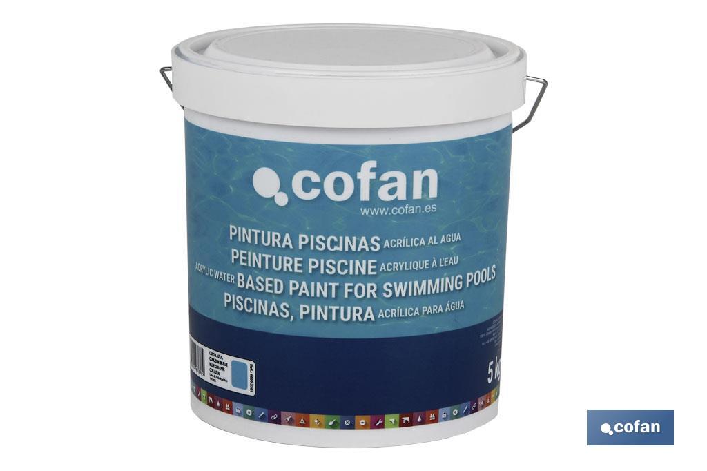 PINTURA PISCINAS ACRILICA AL AGUA (AZUL 5 KG) (PACK: 1 UDS)