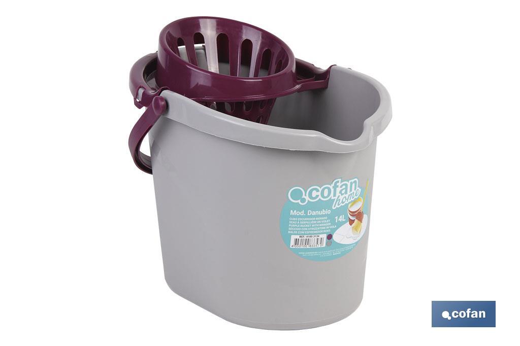 CUBO ESCURRIDOR  MODELO DANUBIO 14L.MORADO