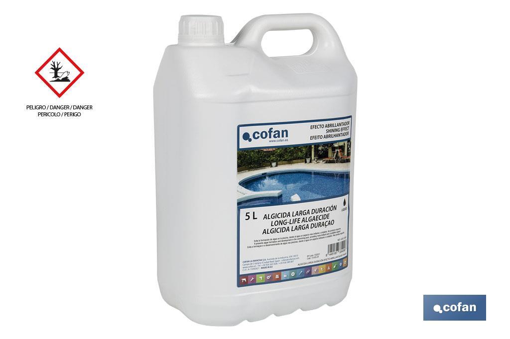 ALGICIDA LARGA DURACION EFECTO ABRILLANTADOR 5 L COFAN