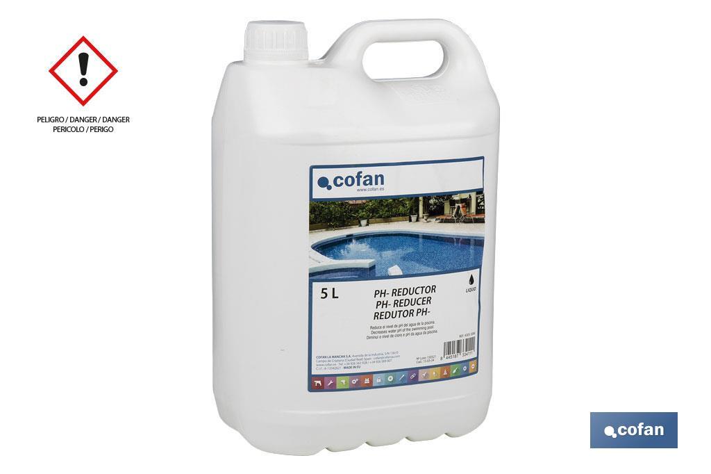 REDUCTOR PH LIQUIDO 5 L COFAN