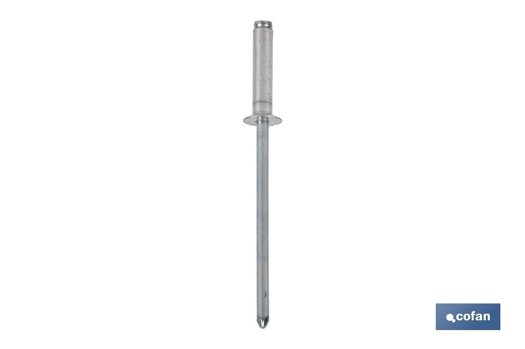 REMACHE ALUM. STAND. AVELLANADO 4 X 8 MM (PACK: 1000 UDS)