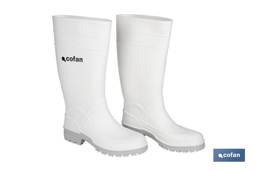BOTA AGUA PVC BLANCA TALLA 36 (PACK: 1 UDS)