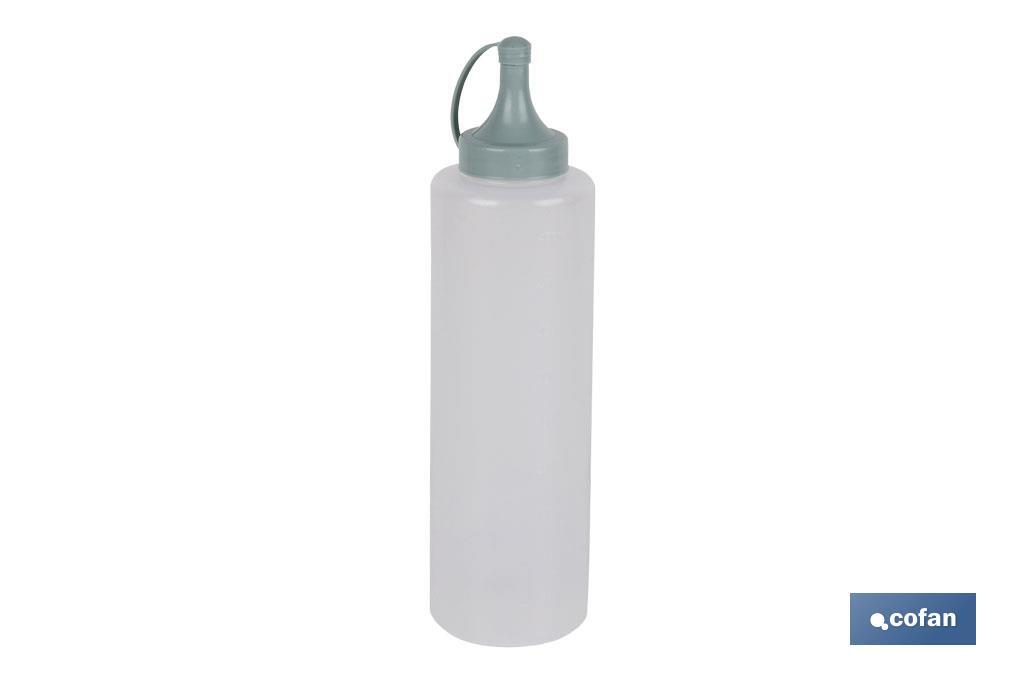 BOTELLA ACEITERA MODELO ALBAHACA 500 ML VERDE AGUA  6x23cm (PACK: 12 UDS)