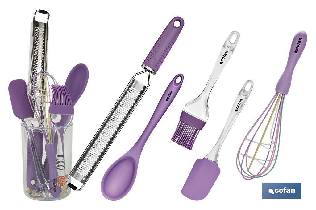 SET DE 6  UTENSILIOS DE REPOSTERÍA GAMA VERGINI (PACK: 1 UDS)
